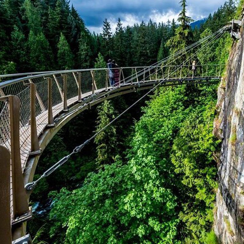 <span class="day">Day two:</span><br> 1. Capilano Suspension Bridge Park or Lynn Canyon Park